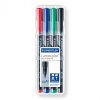 טוש לא מחיק STAEDTLER Lumocolor (M) 317 - עובי 1 מ"מ - ערכה של 4 צבעים
