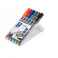 טוש לא מחיק STAEDTLER Lumocolor (M) 317 - עובי 1 מ"מ - ערכה של 6 צבעים