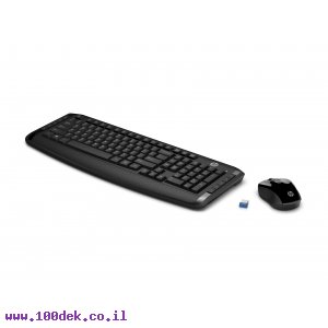 מקלדת אלחוטית HP 300 + עכבר