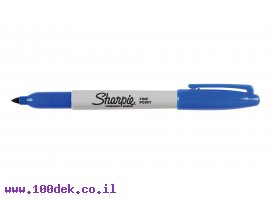 תמונה של מוצר טוש לא מחיק Sharpie ראש F - כחול