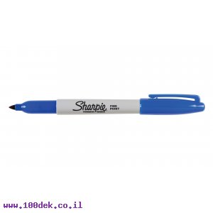 טוש לא מחיק Sharpie ראש F - כחול