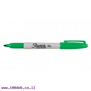 טוש לא מחיק Sharpie ראש F - ירוק