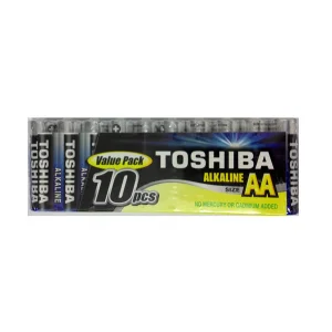 סוללת אלקליין (חד פעמית) AA 1.5V - חבילה של 10 יחידות