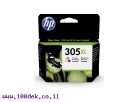 תמונה של מוצר דיו למדפסת HP 3YM63AE/305XL צבעוני - מקורי