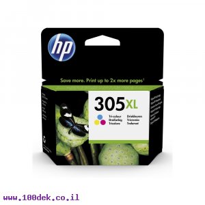 דיו למדפסת HP 3YM63AE/305XL צבעוני - מקורי