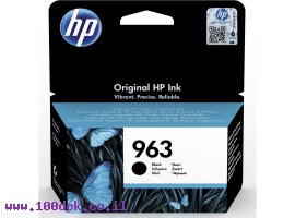 תמונה של מוצר דיו למדפסת HP 3JA26AE/963 שחור - מקורי
