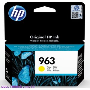 דיו למדפסת HP 3JA25AE/963 צהוב - מקורי