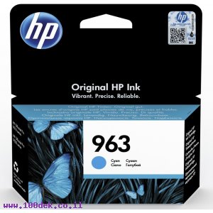 דיו למדפסת HP 3JA23AE/963 כחול - מקורי