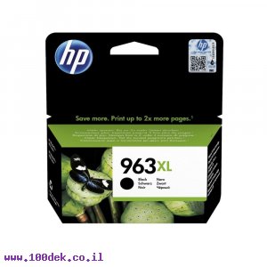 דיו למדפסת HP 3JA30AE/963XL שחור - מקורי