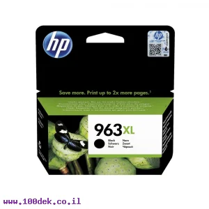 דיו למדפסת HP 3JA30AE/963XL שחור - מקורי