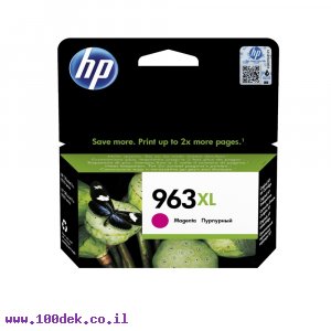 דיו למדפסת HP 3JA28AE/963XL אדום - מקורי