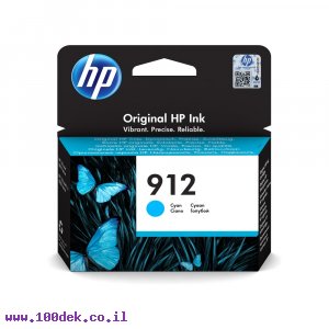 דיו למדפסת HP 3YL77AE/912 כחול - מקורי