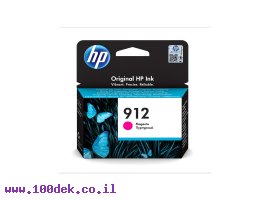 תמונה של מוצר דיו למדפסת HP 3YL78AE/912 אדום - מקורי