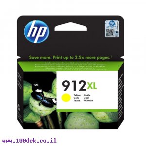 דיו למדפסת HP 3YL83AE/912XL צהוב - מקורי