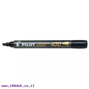 טוש לא מחיק Pilot SCA-400 (פיילוט) ראש שטוח - שחור