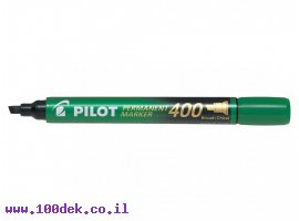 תמונה של מוצר טוש לא מחיק Pilot SCA-400 (פיילוט) ראש שטוח - ירוק