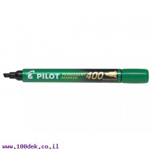 טוש לא מחיק Pilot SCA-400 (פיילוט) ראש שטוח - ירוק