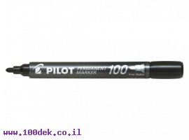 תמונה של מוצר טוש לא מחיק Pilot SCA-100 (פיילוט) ראש עגול - שחור