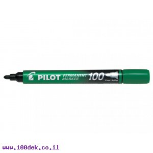 טוש לא מחיק Pilot SCA-100 (פיילוט) ראש עגול - ירוק