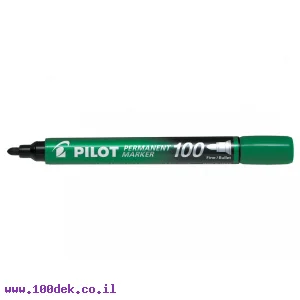 טוש לא מחיק Pilot SCA-100 (פיילוט) ראש עגול - ירוק