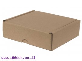 תמונה של מוצר קופסה מקרטון חום - 160x160x50 מ"מ