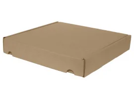 תמונה של מוצר קופסה מקרטון חום - 300x300x50 מ"מ