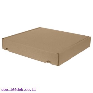 קופסה מקרטון חום - 300x300x50 מ"מ